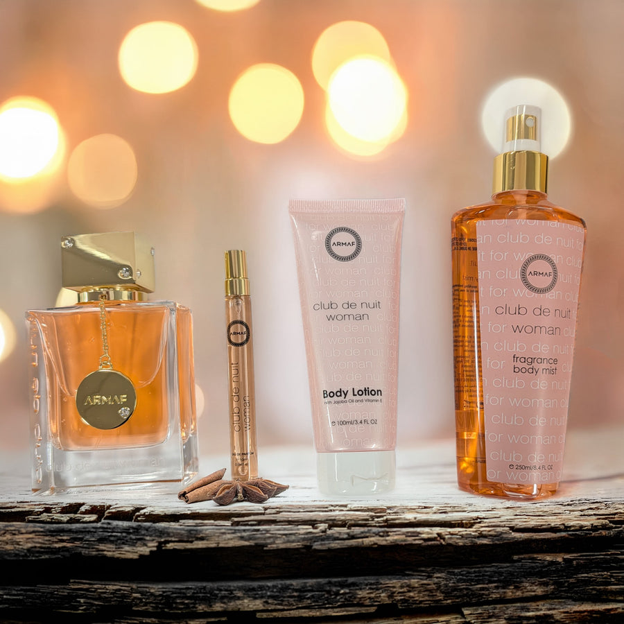 Armaf Club De Nuit 4 Set: Body Lotion + Body Mist For Women