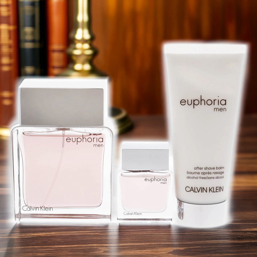 Calvin Klein Euphoria 3 Set: After Shave Balm + For Men