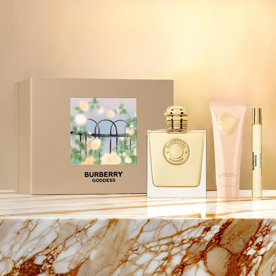 Burberry Goddess 3 Pcs Set: 3.3 Eau De Parfum Spray + 0.33 Eau De Parfum Spray + 2.5 Body Lotion