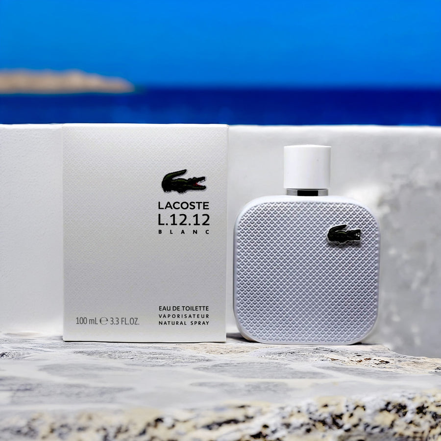 Lacoste L.12.12 Blanc For Men 3.3 oz Eau De Toilette Spray