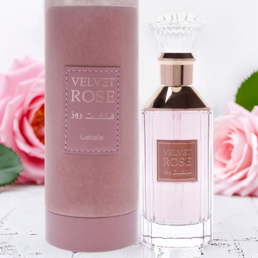 Lattafa Velvet Rose 3.4 oz Eau De Parfum Spray