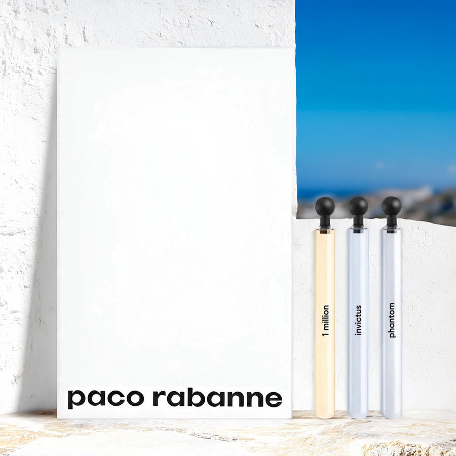 Paco Rabanne 3 * 4 ML Eau De Toilette Mini Set For Men: 1 Million + Invictus + Phantom