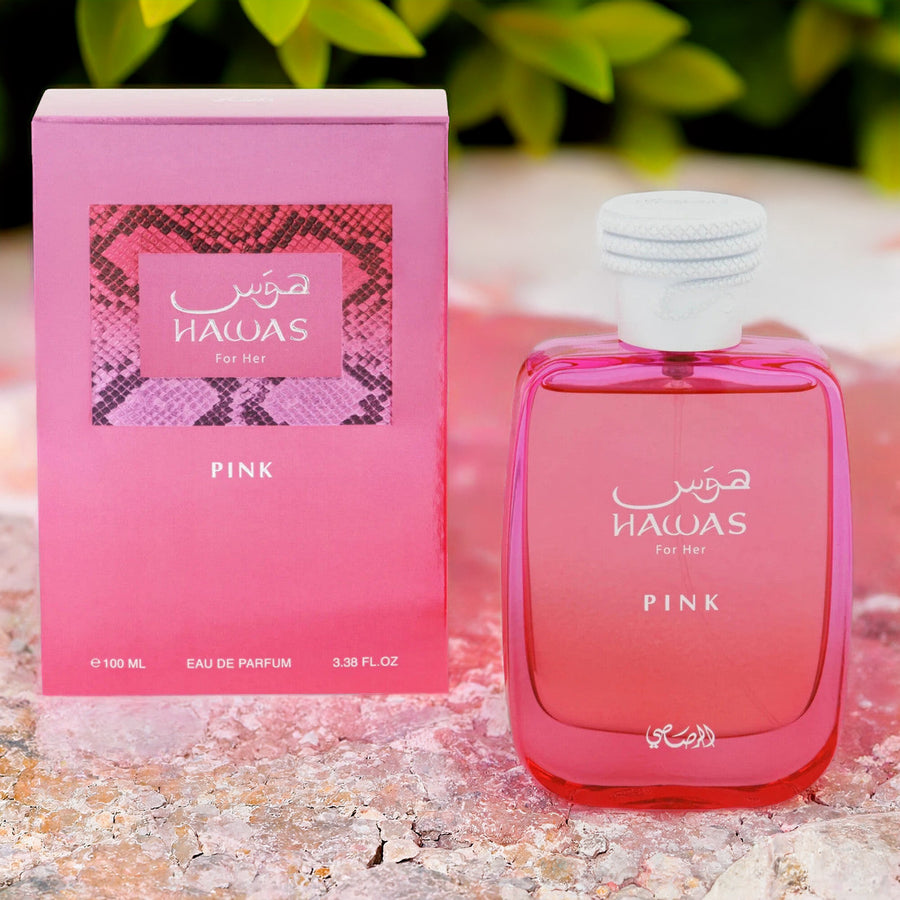 Rasasi Hawas Pink For Women 3.4 oz Eau De Parfum Spray