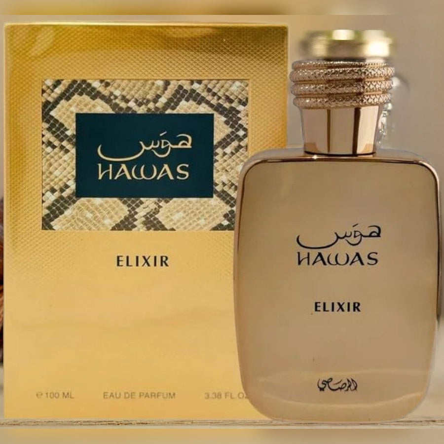 Rasasi Hawas Elixir For Men 3.4 oz Eau De Parfum Spray