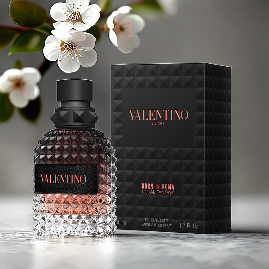 Valentino Uomo Born In Roma Coral Fantasy 1.7 oz Eau De Toilette Spray