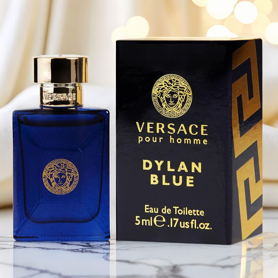 Versace Dylan Blue 0.17 oz For Men Eau De Toilette Mini