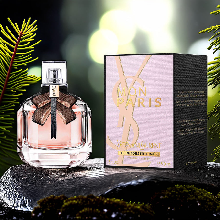 Yves Saint Laurent Mon Paris Lumiere For Women 3 oz Eau De Toilette Spray
