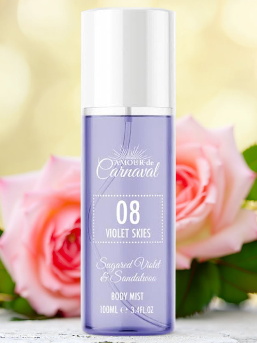 Amour De Carnaval 08 Violet Skies Body Mist For Women 3.4 oz Body Spray