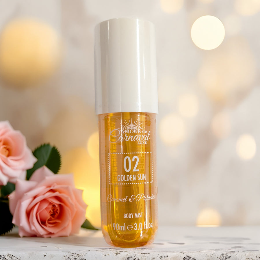 Amour De Carnaval 02 Golden Sun Body Mist For Women 3 oz Body Spray