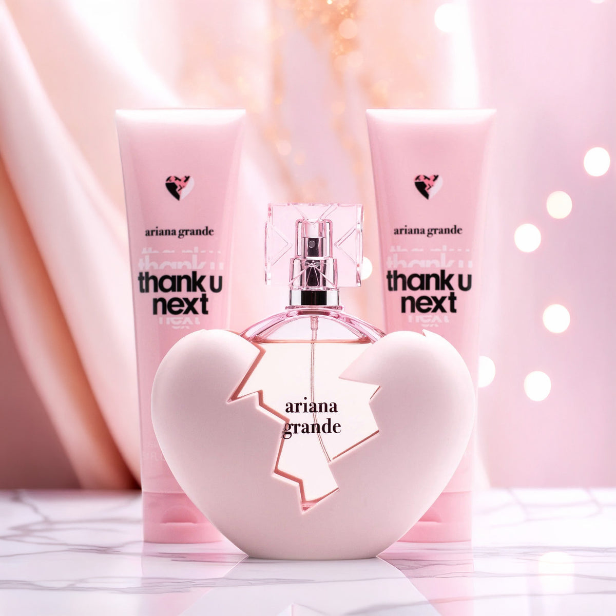 Ariana Grande Thank U Next 3 Set: Bath And Shower Gel + Body Souffle For Women