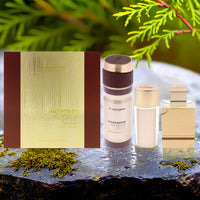 Al Haramain Amber Oud Gold Edition 3 Piece Set: 2.5 oz Eau de Parfum + 1 oz Eau de Parfum + 6.6 oz Body Spray