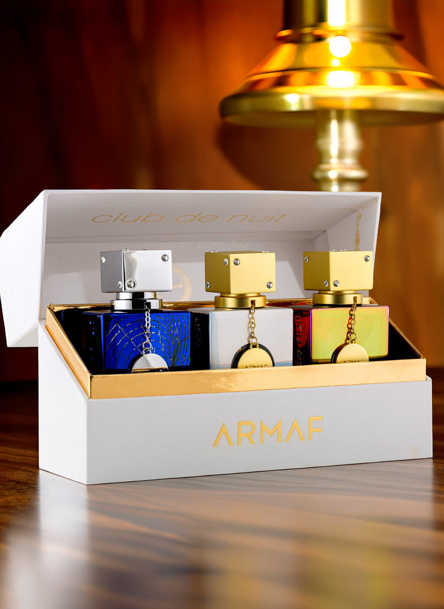 Armaf Club De Nuit 3 Set: Iconic + Imperiale + Untold 1 oz Parfum Spray