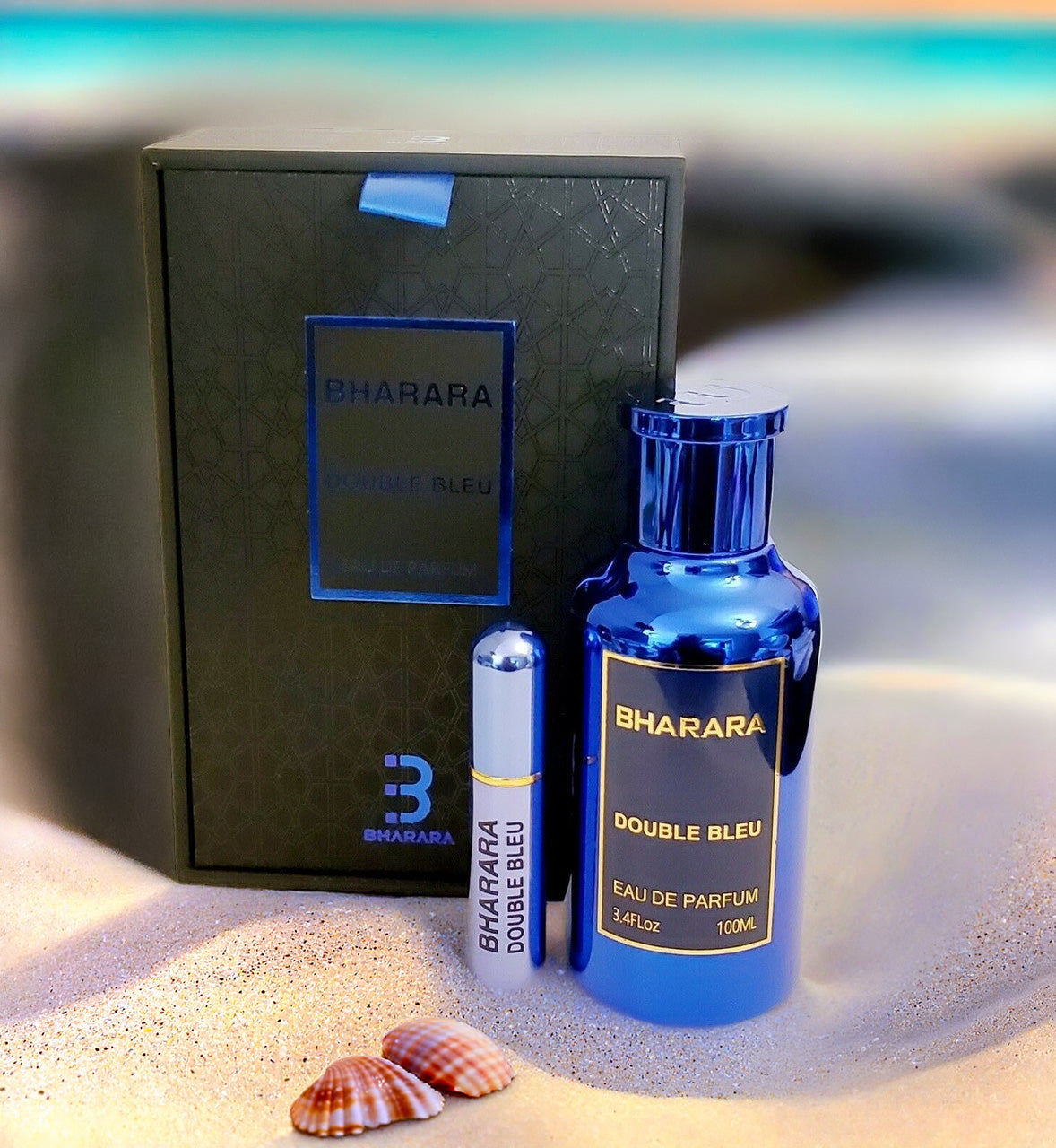Bharara Double Bleu For Men 3.4 oz Eau De Parfum Spray