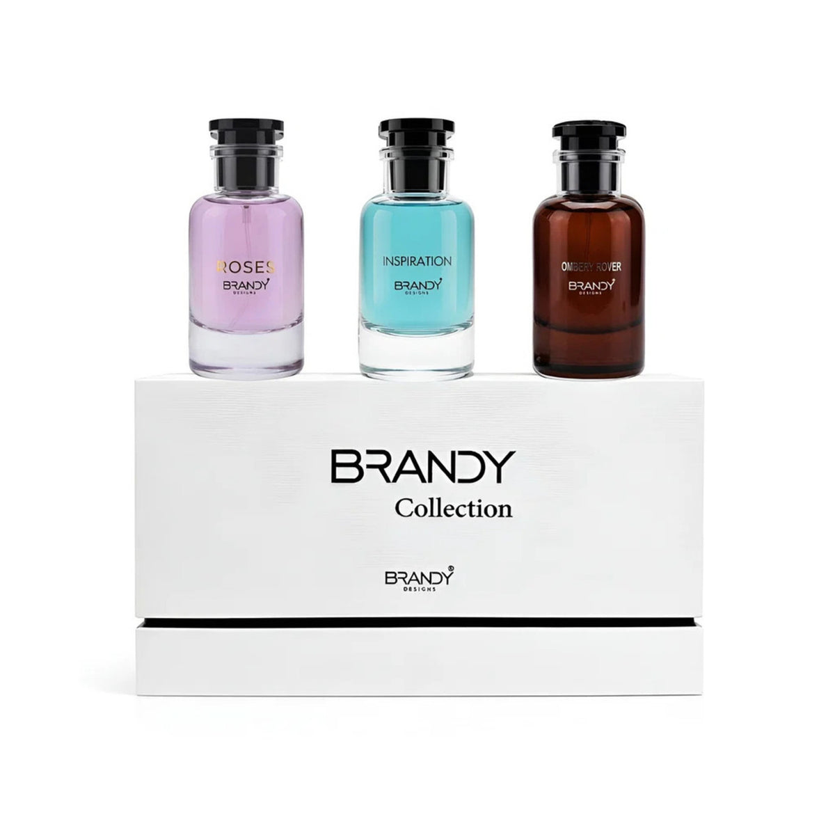 Brandy Designs 3 Set: Ombery Rover + Inspiration + Roses 1.7 oz Eau De Parfum Spray