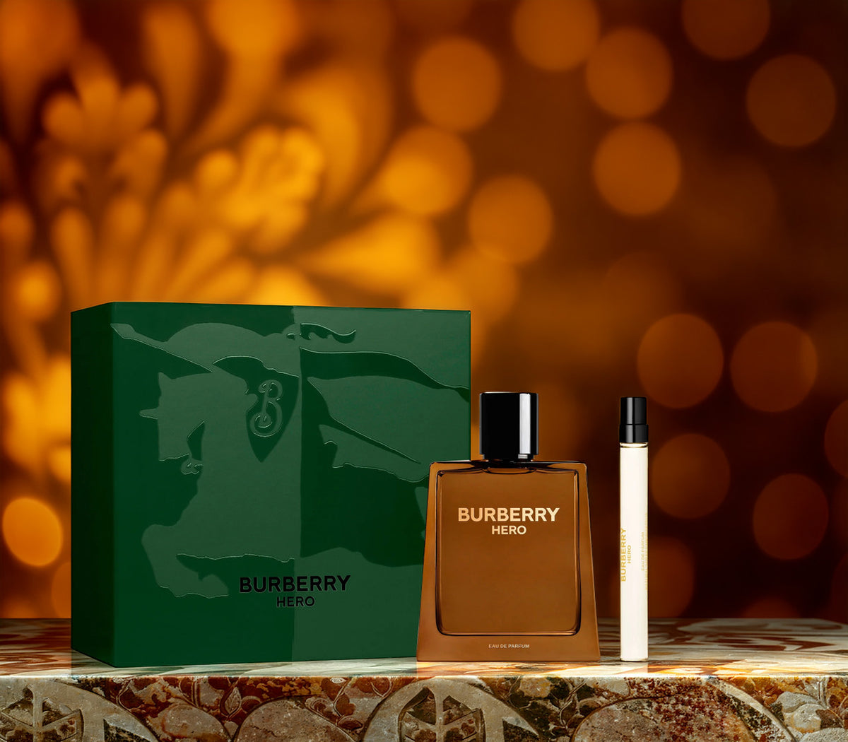Burberry Hero 2 Set For Men 3.3 oz Eau De Parfum Spray