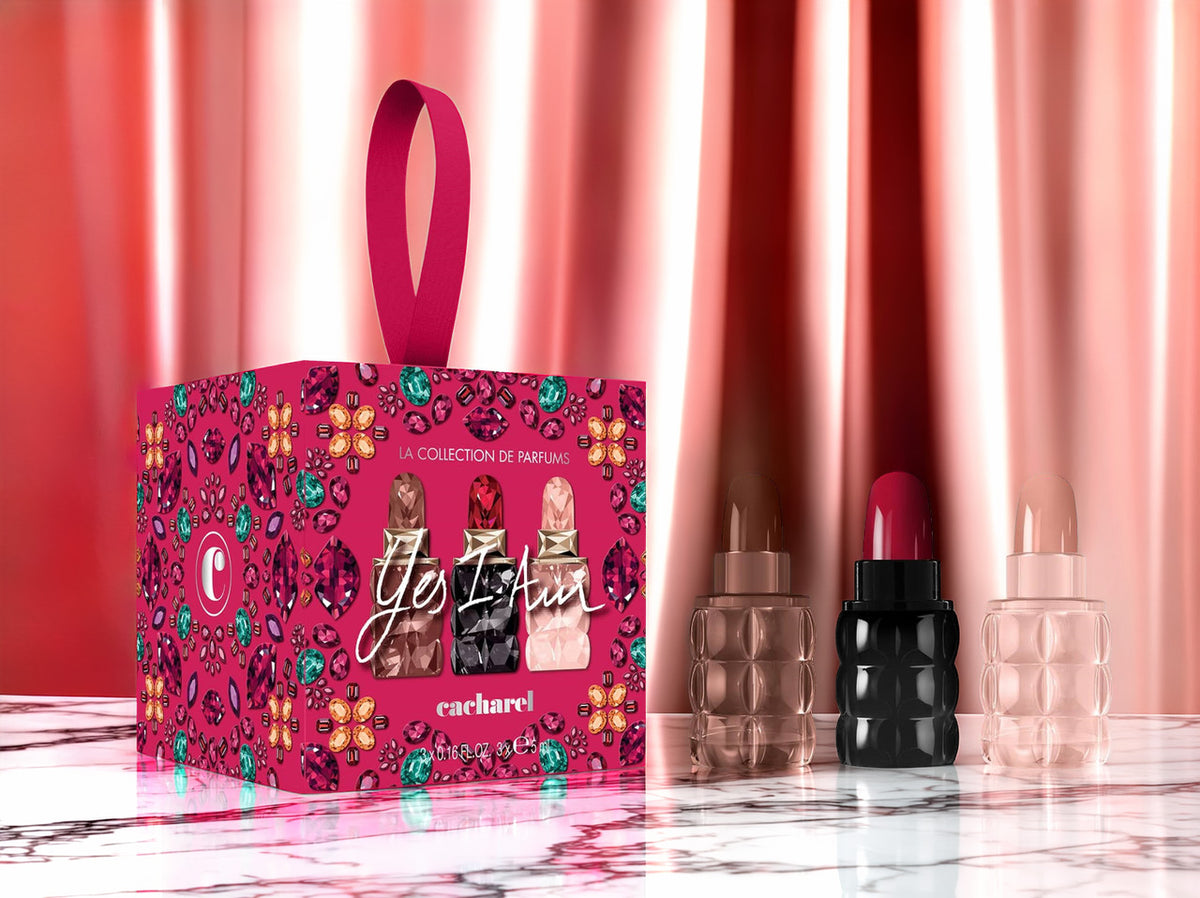 Cacharel Yes I AM 3 Set : Yes I AM Delicious + Yes I AM + Yes I AM Glorious For Women