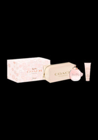 Coach Floral 3 Set: Body Lotion + Pouch For Women