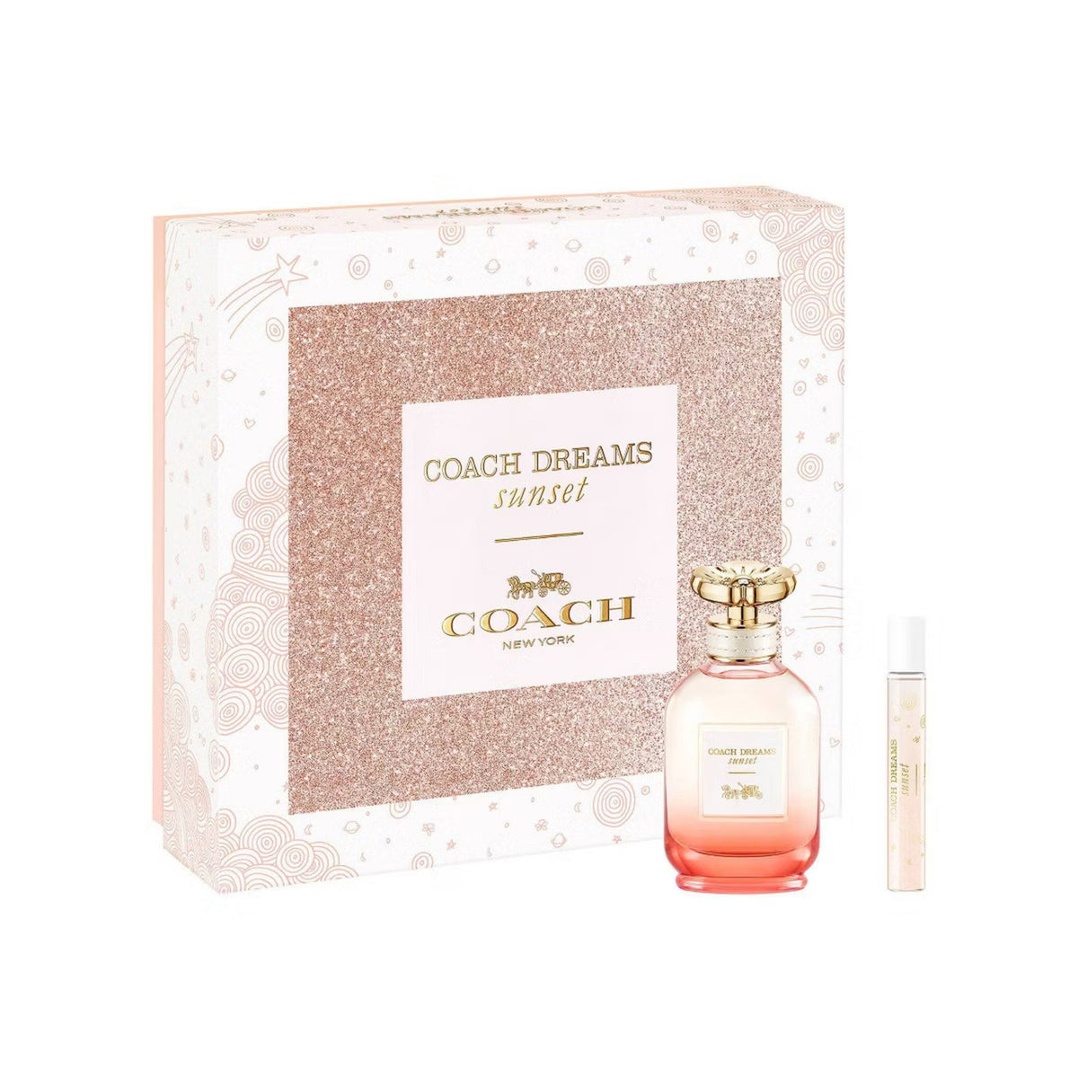 Coach Dreams Sunset 2 Set For Women 2 oz Eau De Parfum Spray