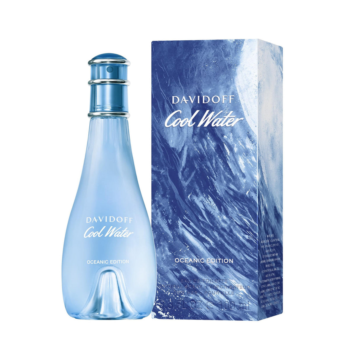 Davidoff Coolwater Oceanic Edition For Women 3.3 oz Eau De Toilette Spray