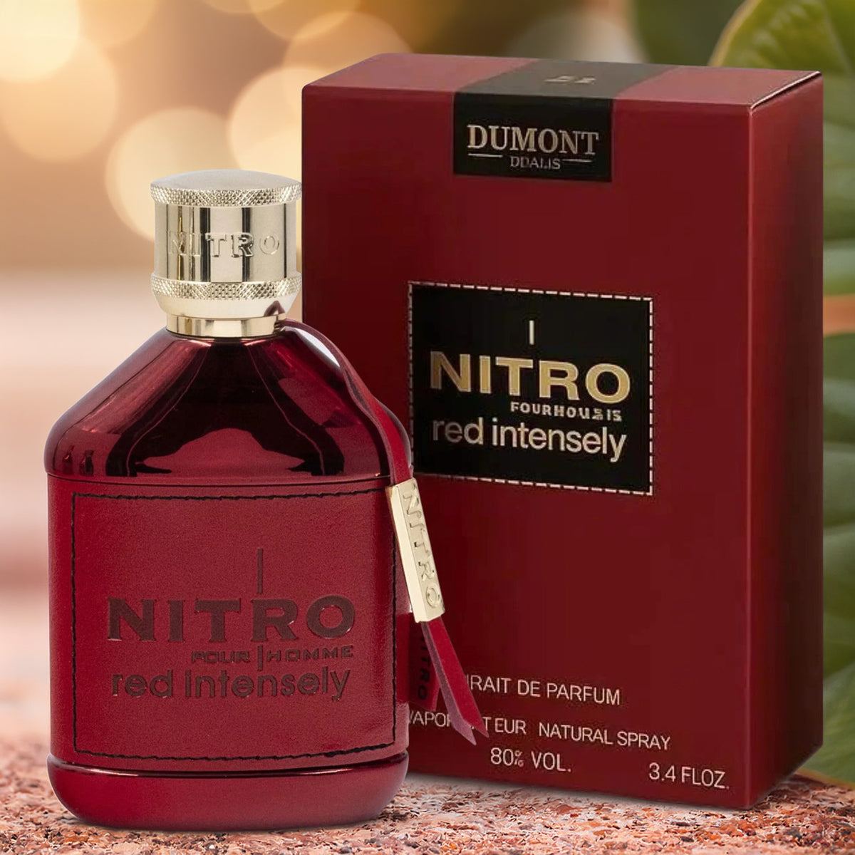 Dumont Paris Nitro Red Intensely Dumont Paris Pour Homme For Men 3.4 oz Parfum Spray