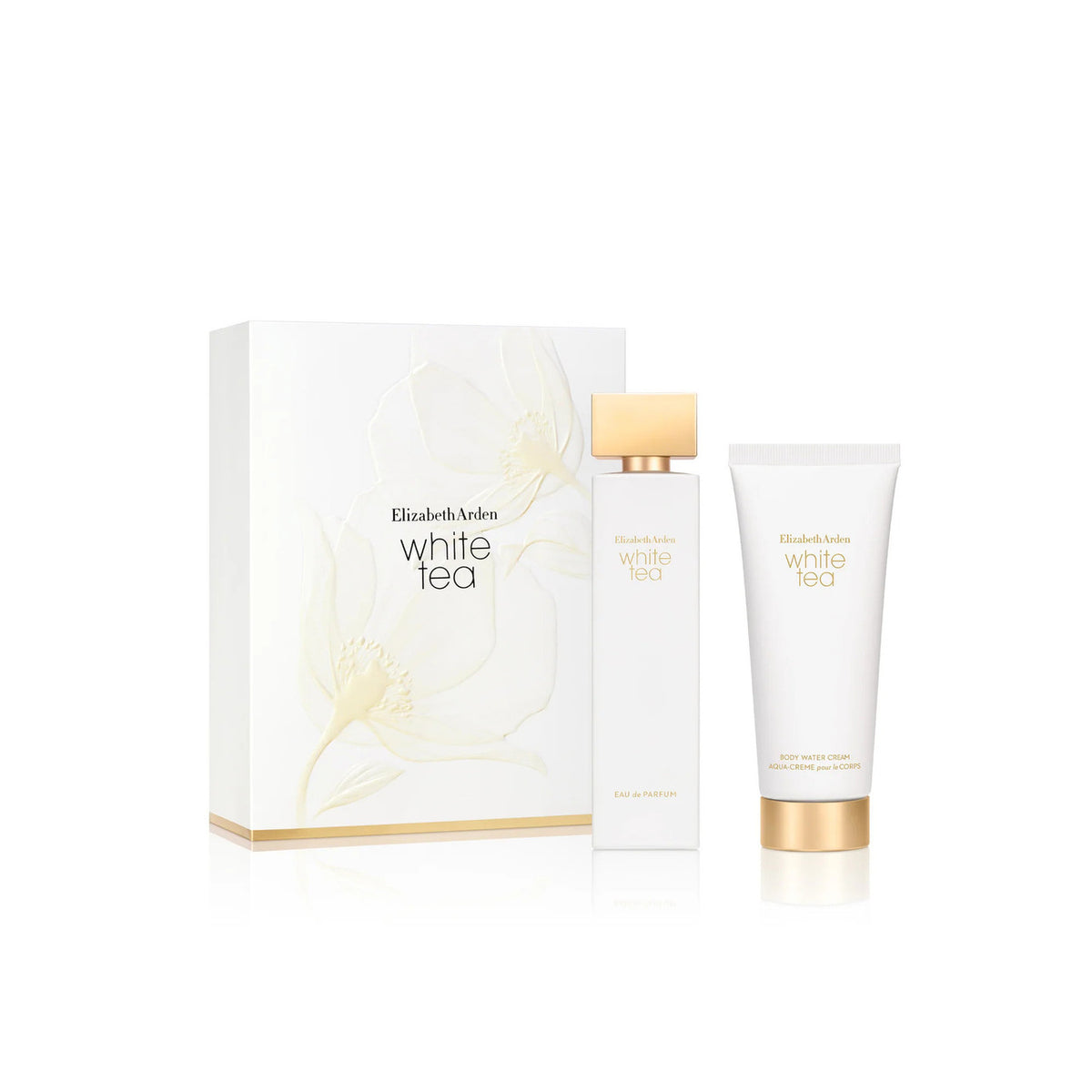 Elizabeth Arden White Tea 2 Pcs Set: 3.3 Eau De Parfum + 3.3 Body Water Cream
