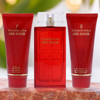 Elizabeth Arden Red Door 3 Piece Set: 3.3 oz Eau de Toilette + 3.3 oz Body Lotion + 3.3 oz Bath & Shower Gel For Women