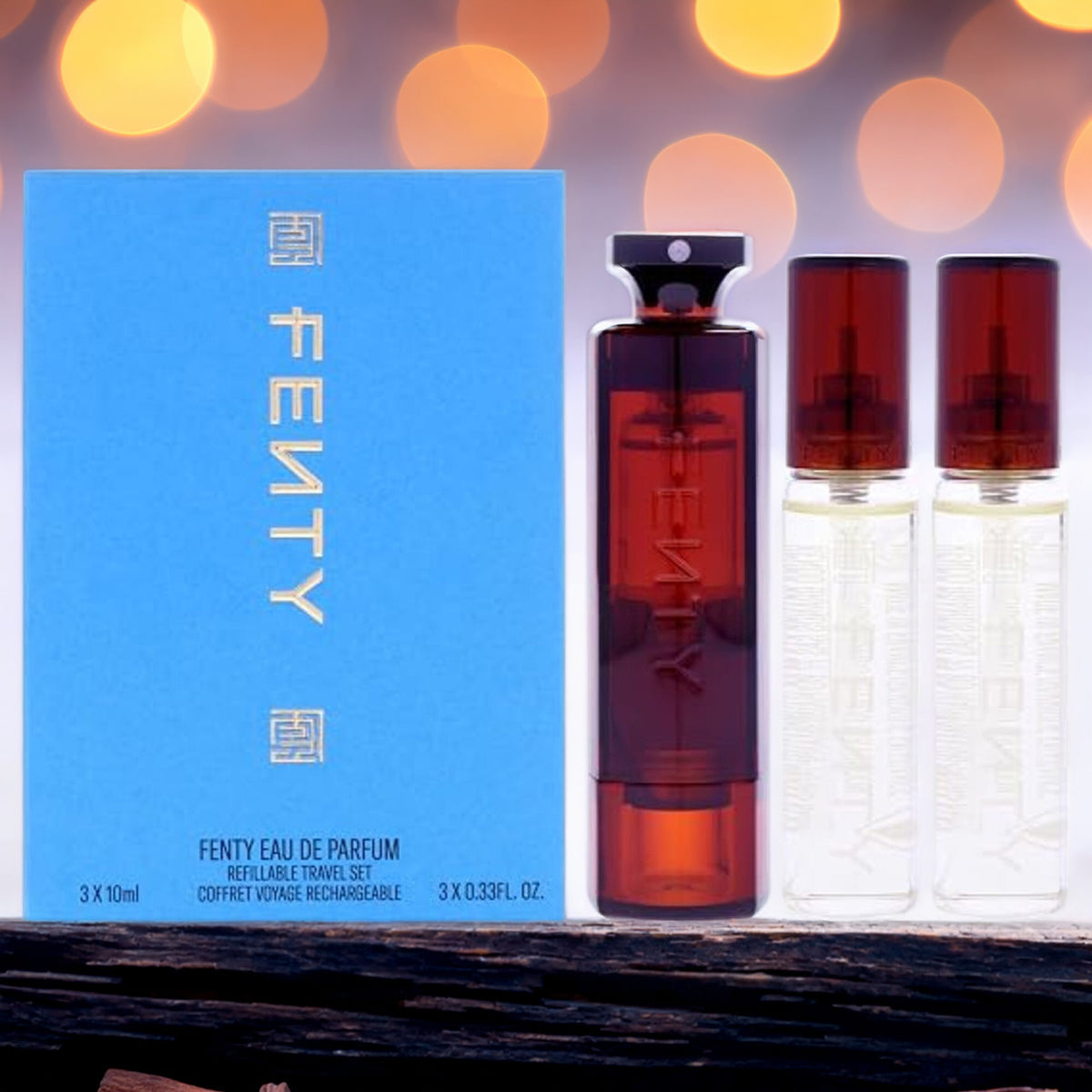 Fenty 3 Set: 3 Refillable For Women Eau De Parfum Spray