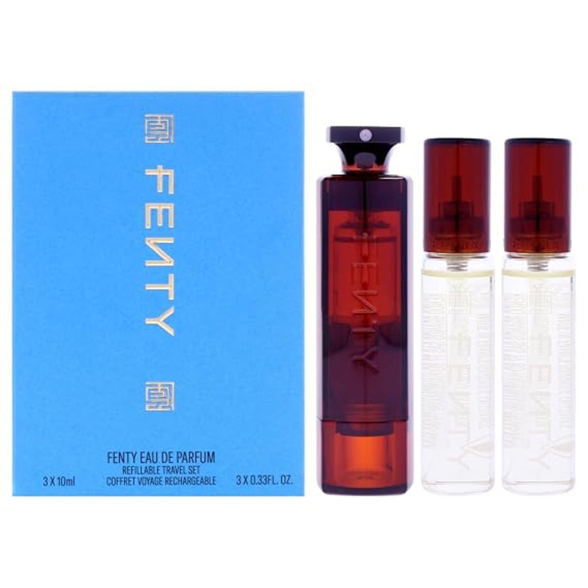 Fenty 3 Set: 3 Refillable For Women Eau De Parfum Spray