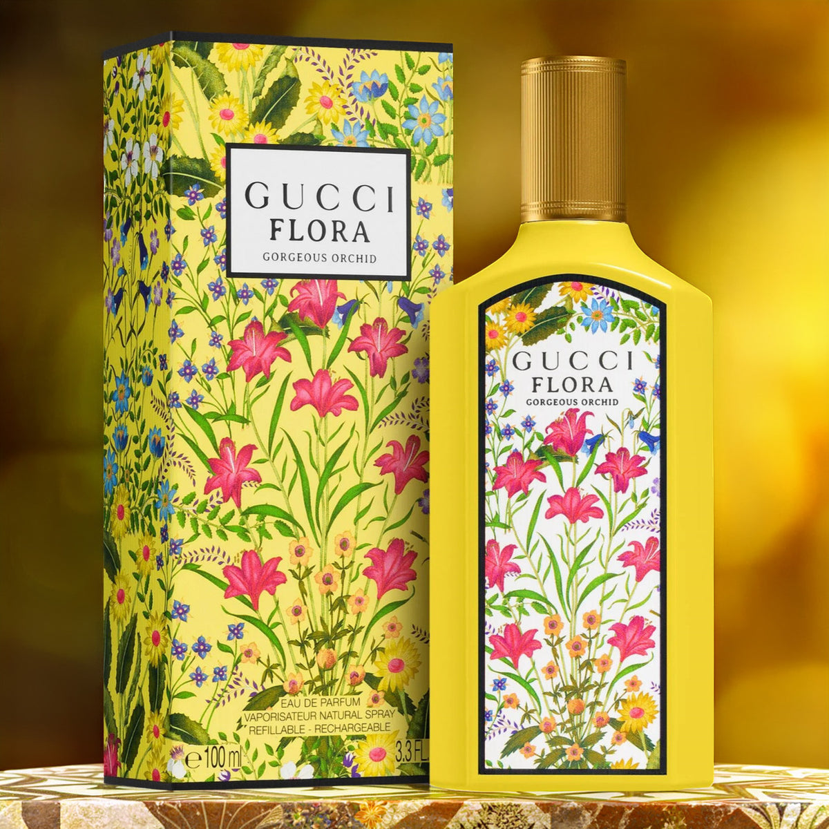 Gucci Flora Gorgeous Orchid Refillable For Women
