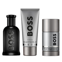 Hugo Boss Bottled Parfum 3 Pcs Set For Men: 3.3 Parfum Spray + 3.3 Shower Gel + 2.4 Deodorant Stick