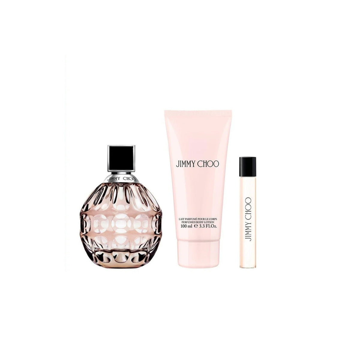 Jimmy Choo 3 Set: Body Lotion 3.3 oz For Women Eau De Parfum Spray