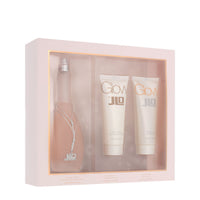 Jennifer Lopez J Lo Glow 3 Pcs Set For Women: 3.4 Eau De Toilette Spray + 2.5 Body Lotion + 2.5 Shower Gel