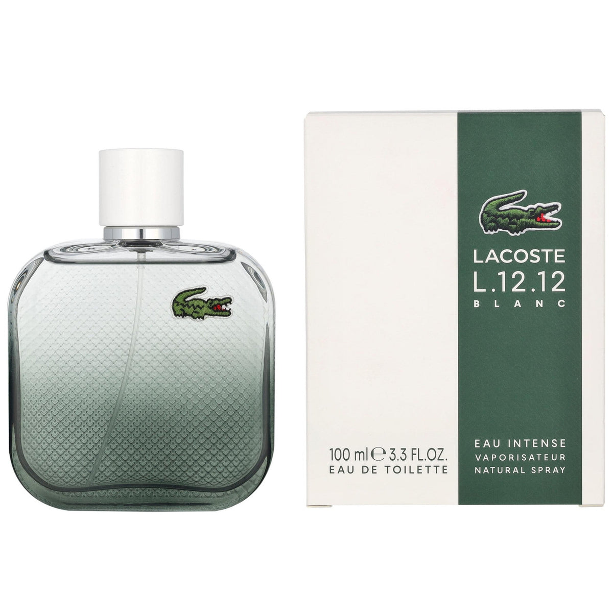 Lacoste L.12.12 Blanc Eau Intense For Men 3.3 oz Eau De Toilette Spray