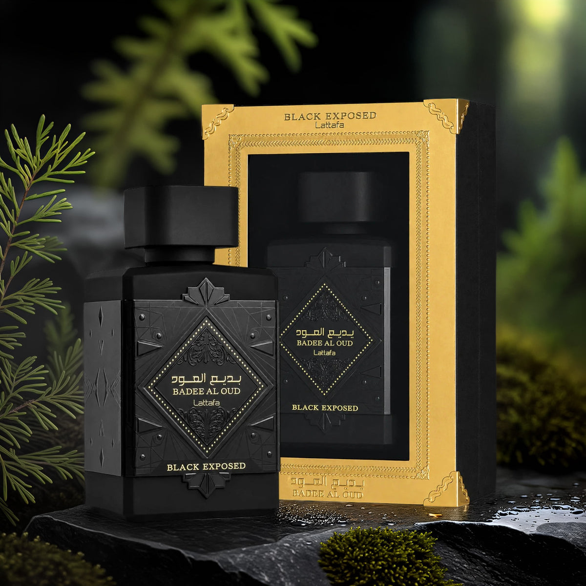 Lattafa Bade'e Al Oud Black Exposed