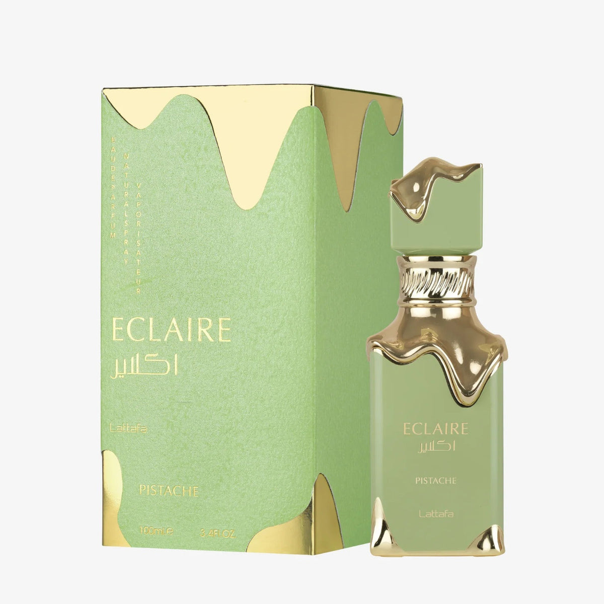 Lattafa Eclaire Pistache 3.4 oz Eau De Parfum Spray