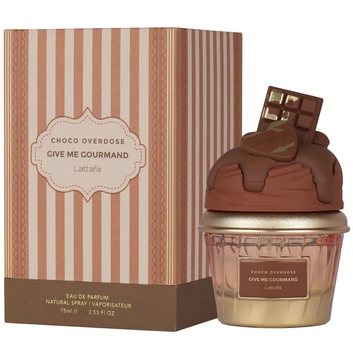 Lattafa Give Me Gourmand Choco Overdose 2.5 oz Eau De Parfum Spray