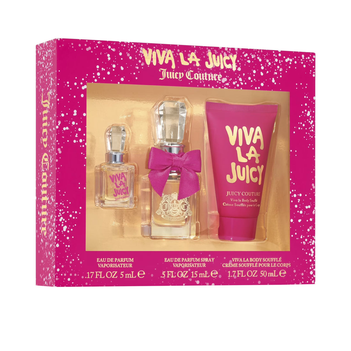 Juicy Couture Viva La Juicy 3 Set: Body Souffle For Women 5 ml Eau De Parfum Spray