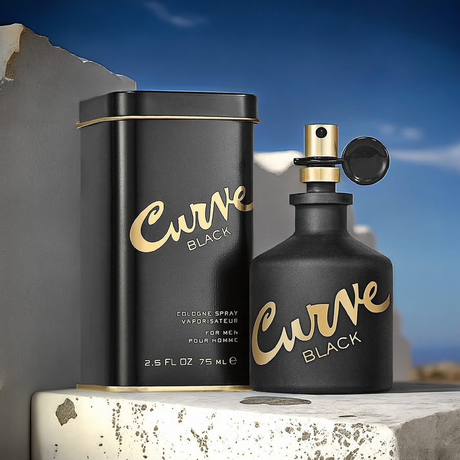 Liz Claiborne Curve Black 2.5 oz For Men Eau De Cologne Spray