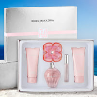 Max Azaria Bcbg Max Azria 4 Set: Body Lotion + Rollerball + Shower Gel For Women 3.4 oz Eau De Parfum Spray