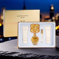 Max Azaria Bcbg Max Azria Bon Chic 4 Set: Body Lotion + Rollerball + Shower Gel For Women 3.4 oz Eau De Parfum Spray