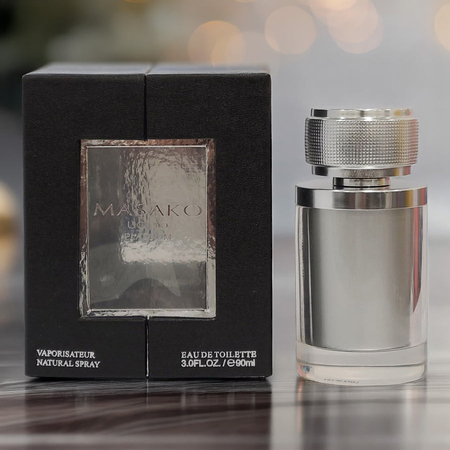 Masako Uomo Platinum For Men 3 oz Eau De Toilette Spray