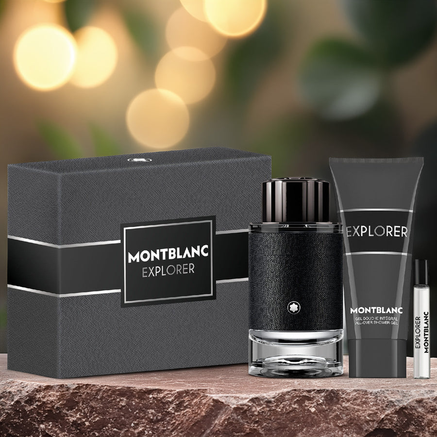 Mont Blanc Explorer 3 Set: Shower Gel For Men