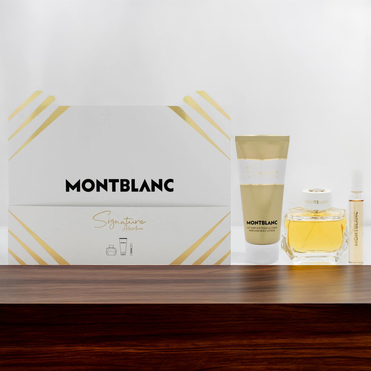 Mont Blanc Signature Absolue 3 Set: Body Lotion + For Women