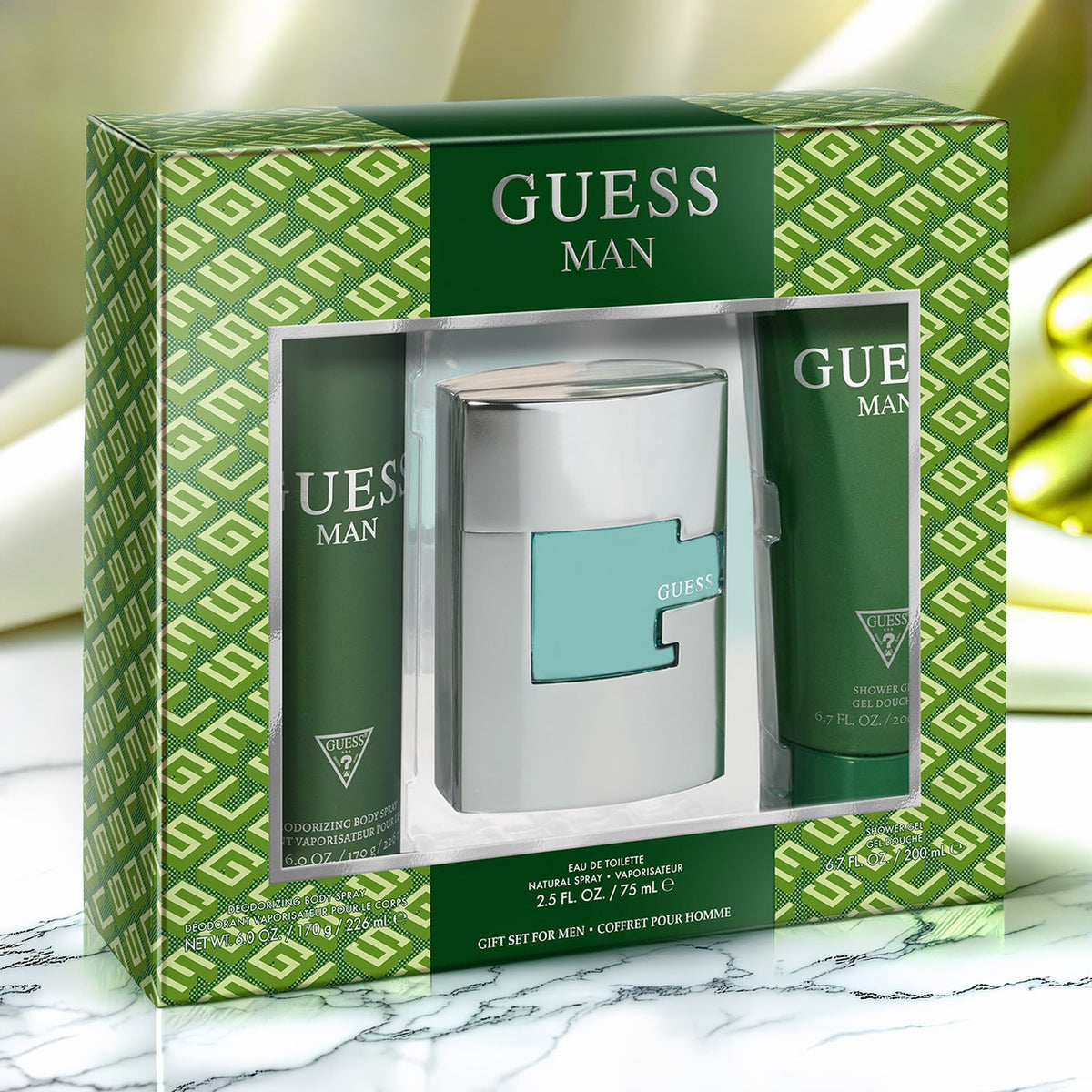 Guess 3 Set: Body + Shower Gel For Men