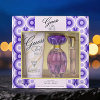 Guess Girl Belle 3 Piece Set: 3.4 oz Eau de Toilette + Mini + Lotion