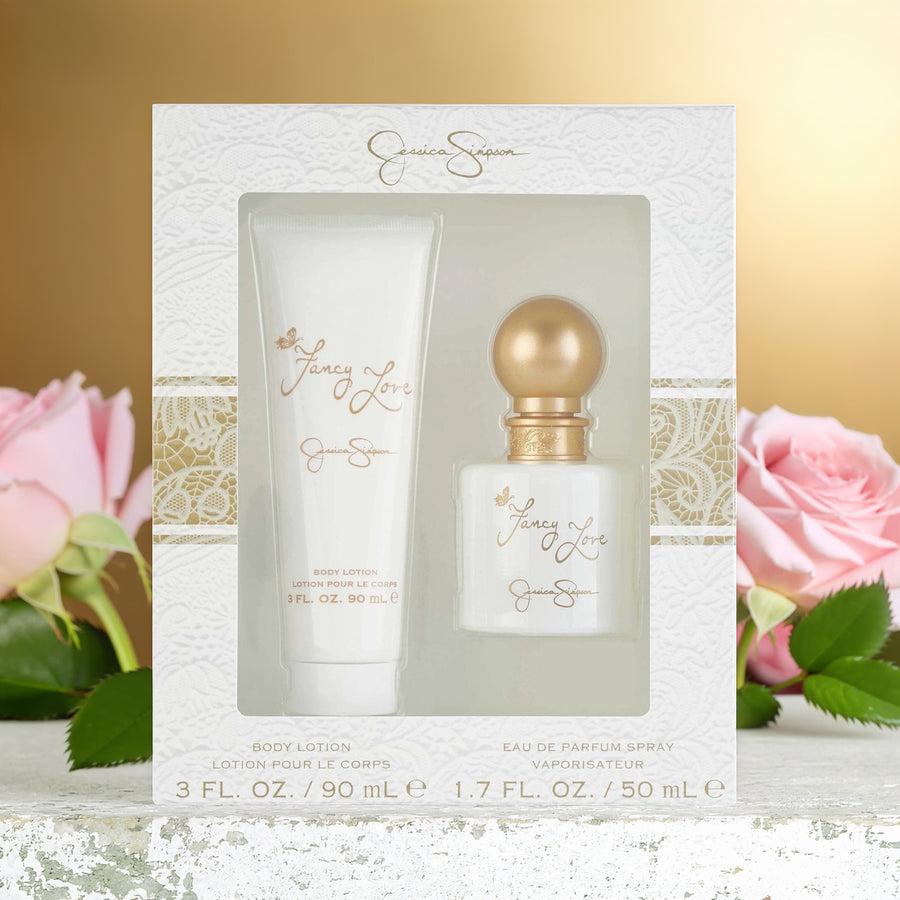 Jessica Simpson Fancy Love 2 Set: Body Lotion For Women 1.7 oz