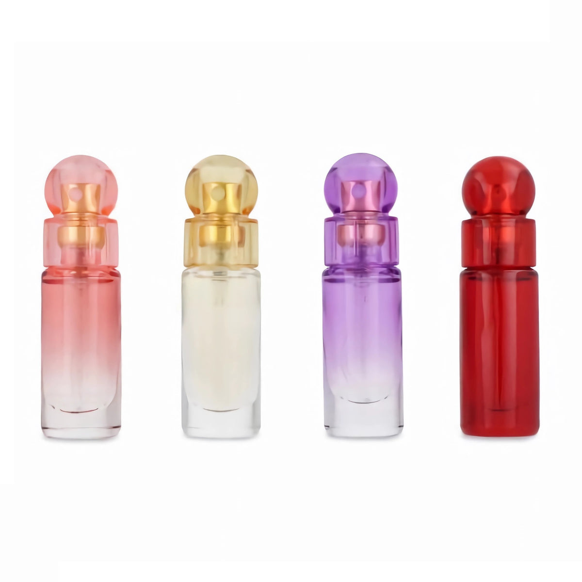 Perry Ellis 360 4 Pcs Set For Women: 360 Coral 0.25 Eau De Parfum Spray + 360 0.25 Eau De Toilette Spray + 360 Purple 0.25 Eau De Parfum Spray + 360 Red 0.25 Eau De Parfum Spray
