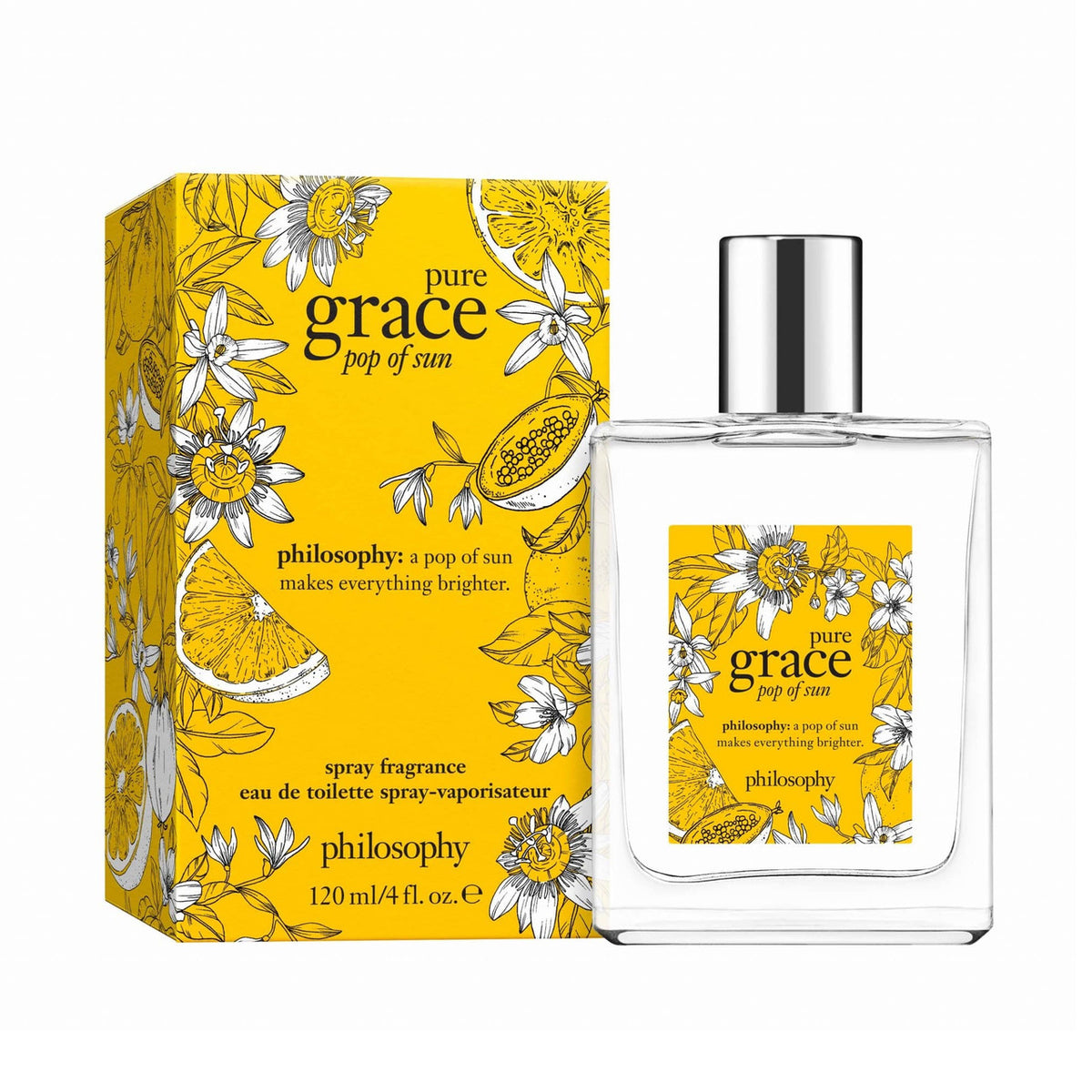 Philosophy Pure Grace Pop Of Sun For Women 4 oz Eau De Toilette Spray