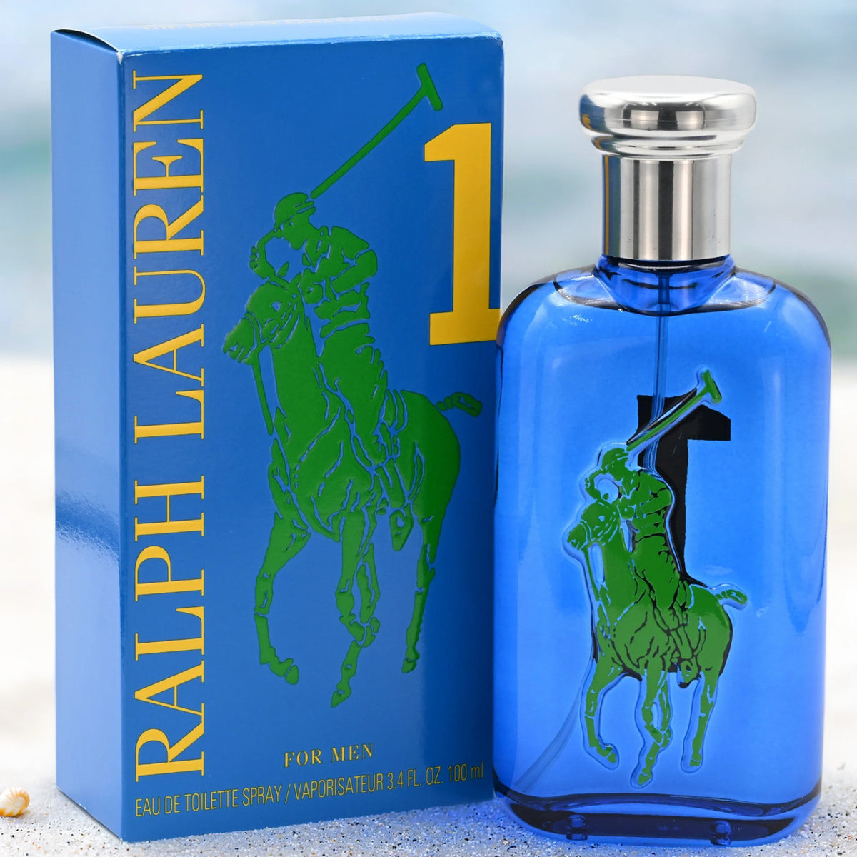 Ralph Lauren Polo Big Pony #1 Blue For Men 3.4 oz Eau De Toilette Spray