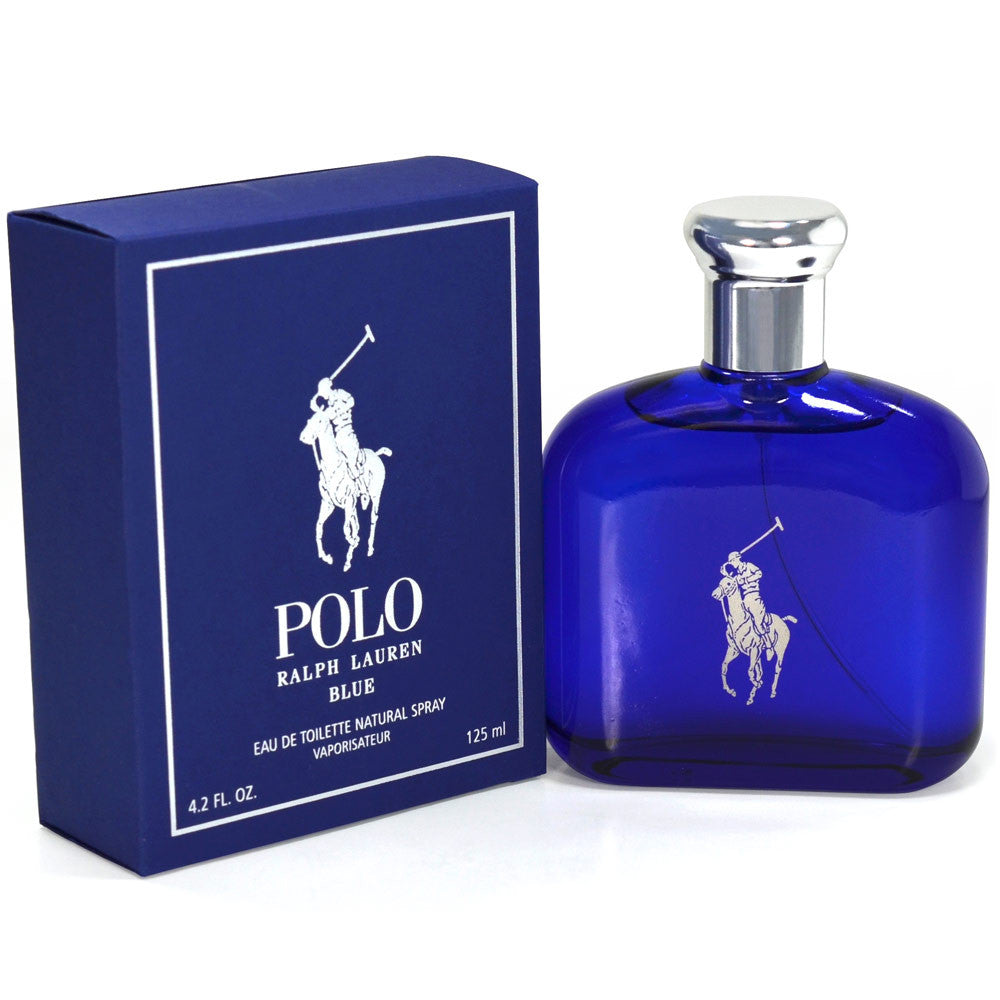 Ralph Lauren Polo Blue 4.2 oz For Men Eau De Toilette Spray